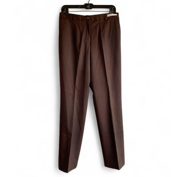 Pendleton Pants - Pendleton Brown Wool Trousers Size 8